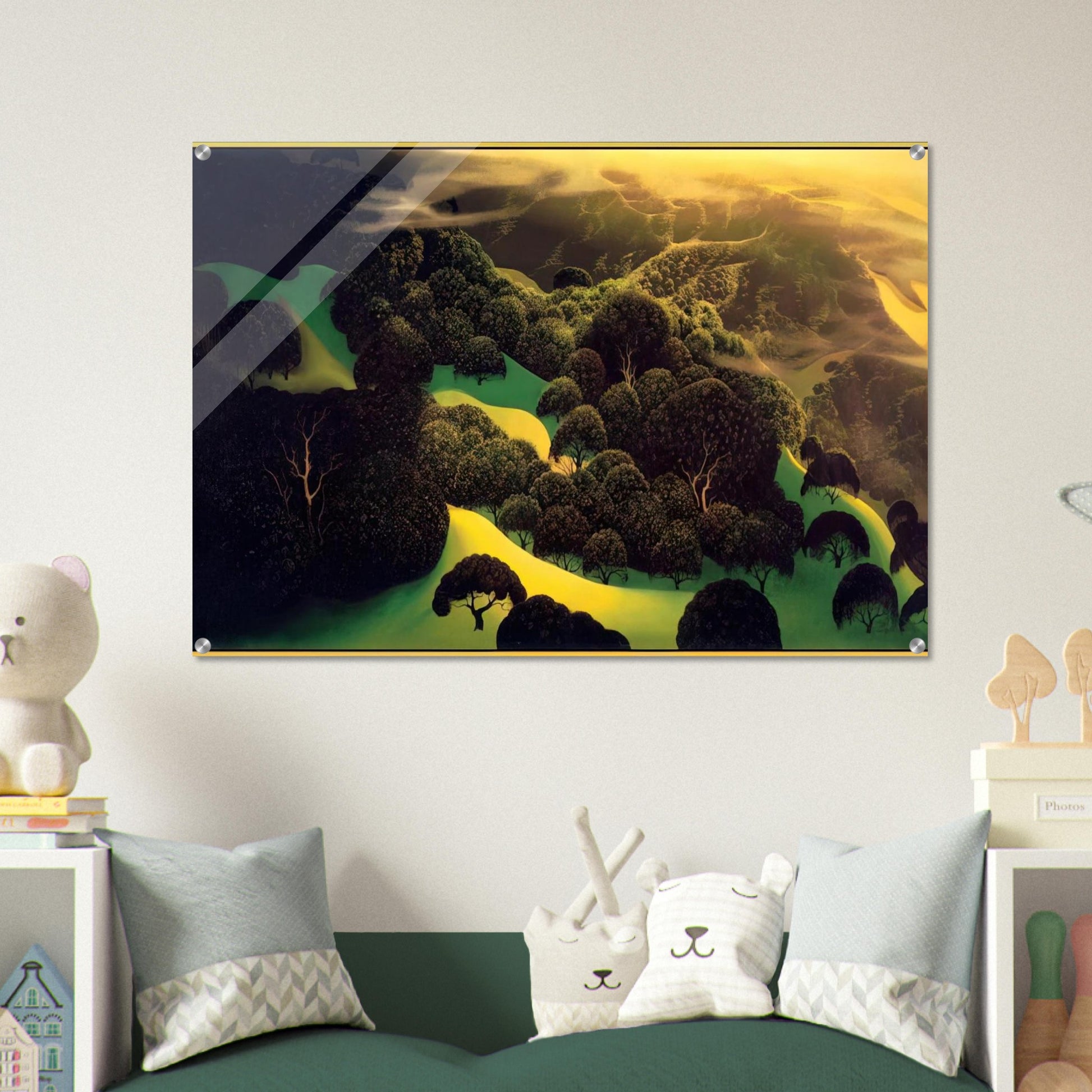 Deep Wilderness - Eyvind Earle Acrylic Print - 70x100 cm / 28x40″ inches