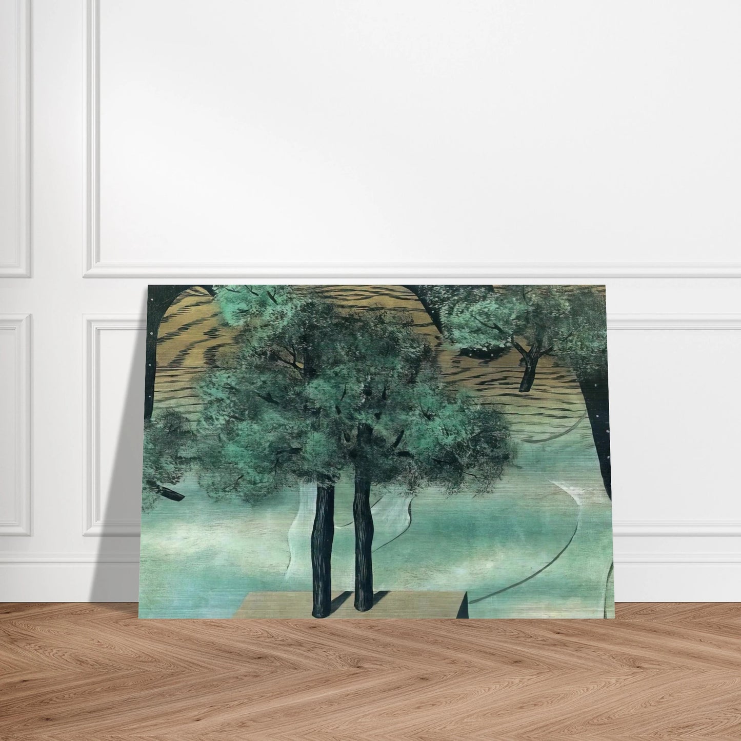 THE CULTIVATION OF IDEAS 1927 - Rene Magritte Brushed Aluminum Print - 70x100 cm / 28x40 inches | Rene Magritte Aluminum Print | Rene Magritte Prints