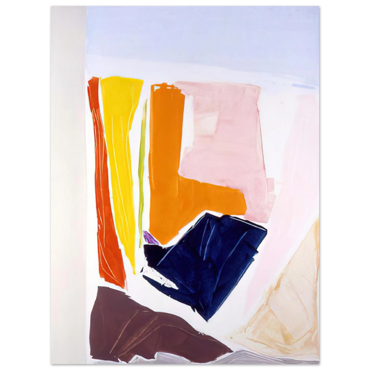 Ronnie Landfield - Catalan Via Paris - 1984  75x100 cm / 30x40inches Fine Art Poster
