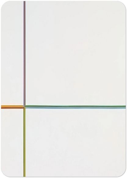 Doppelfarben in the cross 1-2-3-4 - 1968 By Max Bill Pack of 10 Post Cards | Max Bill Post Cards | A6 (10.5 x 14.8 cm) - 4.1 x 5.8 inches