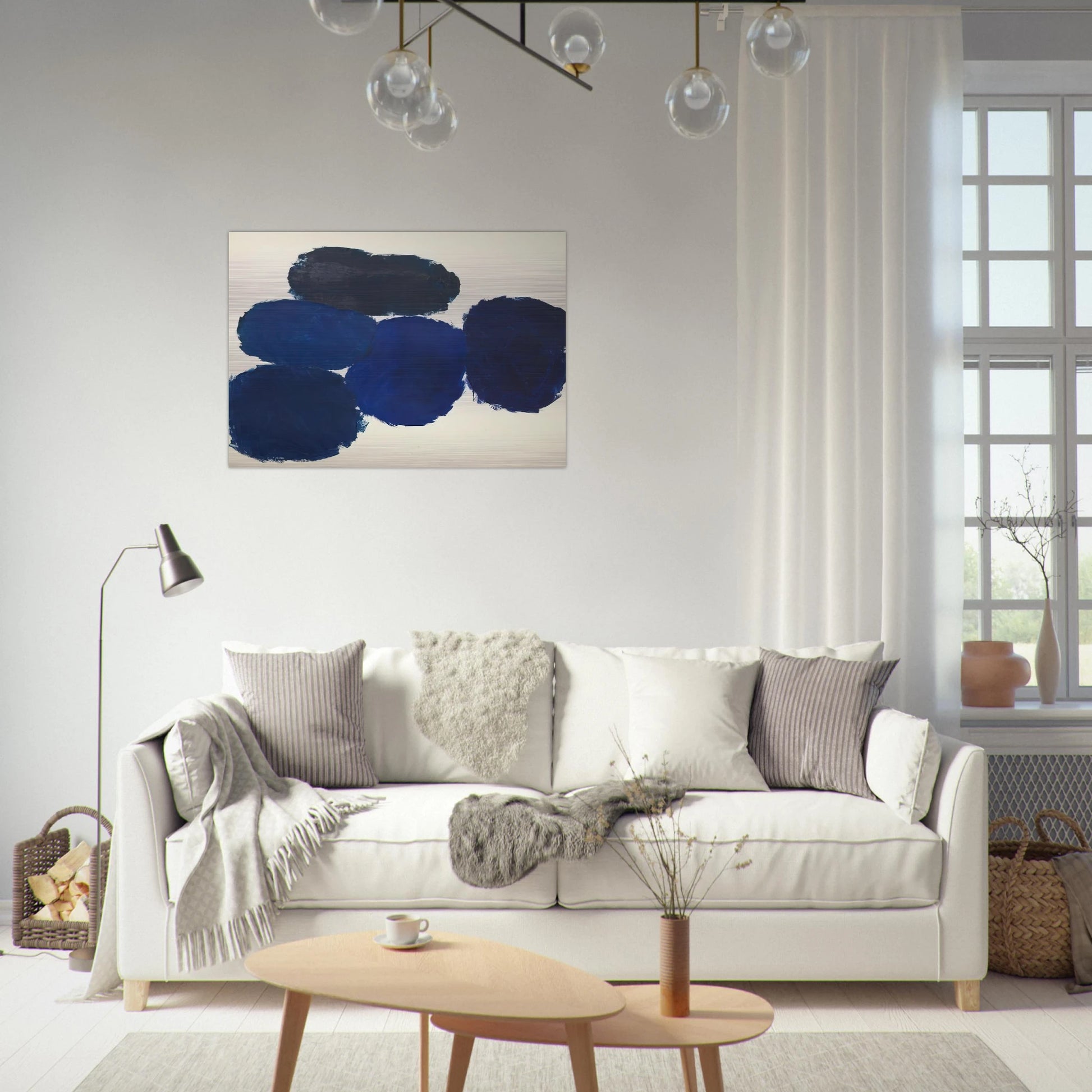 Untitled - 1959 - Ray Parker Brushed Aluminum Print - 70x100 cm / 28x40 inches | Ray Parker Aluminum Print | Ray Parker Prints