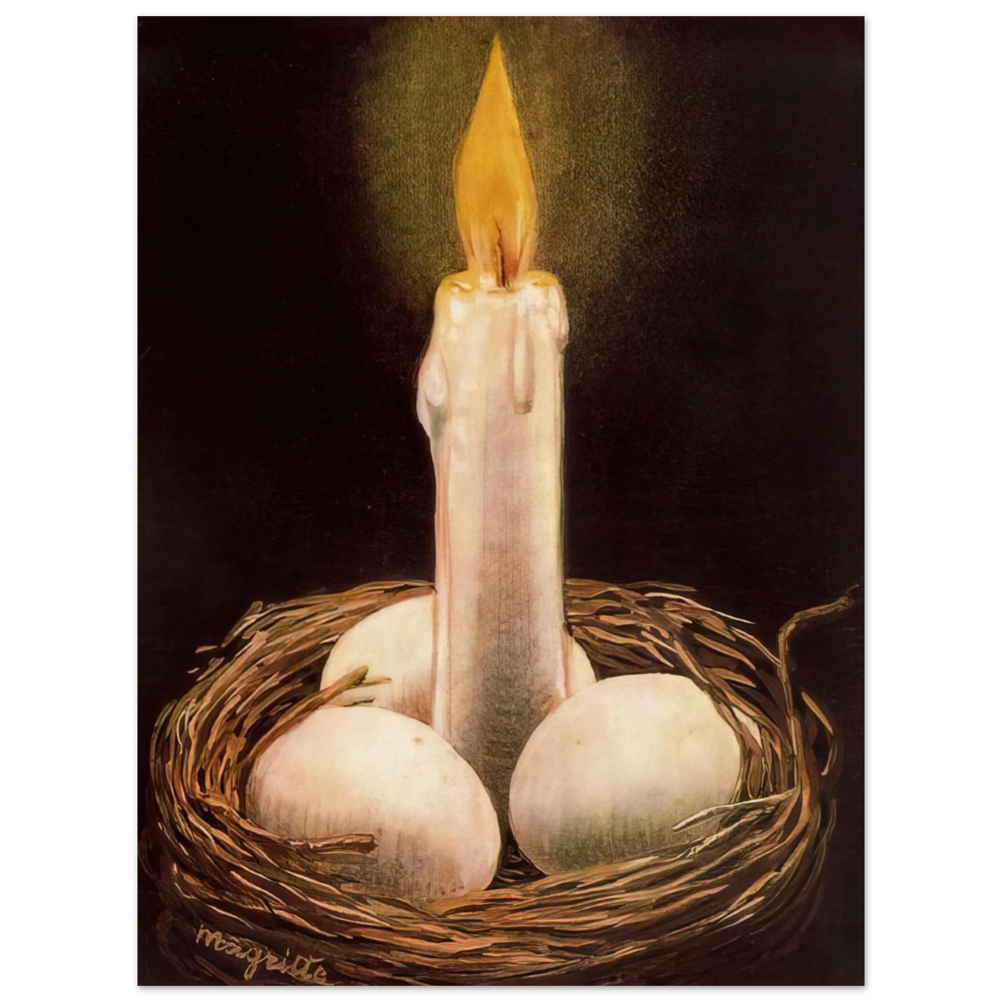 Rene Magritte - THE IMAGINATIVE FACULTY 1948  75x100 cm / 30x40inches Fine Art Poster