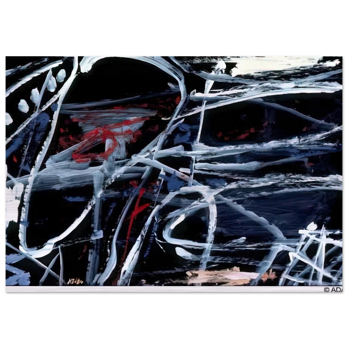 EPISODE - Jean Dubuffet Brushed Aluminum Print - 70x100 cm / 28x40 inches | Jean Dubuffet Aluminum Print | Jean Dubuffet Prints