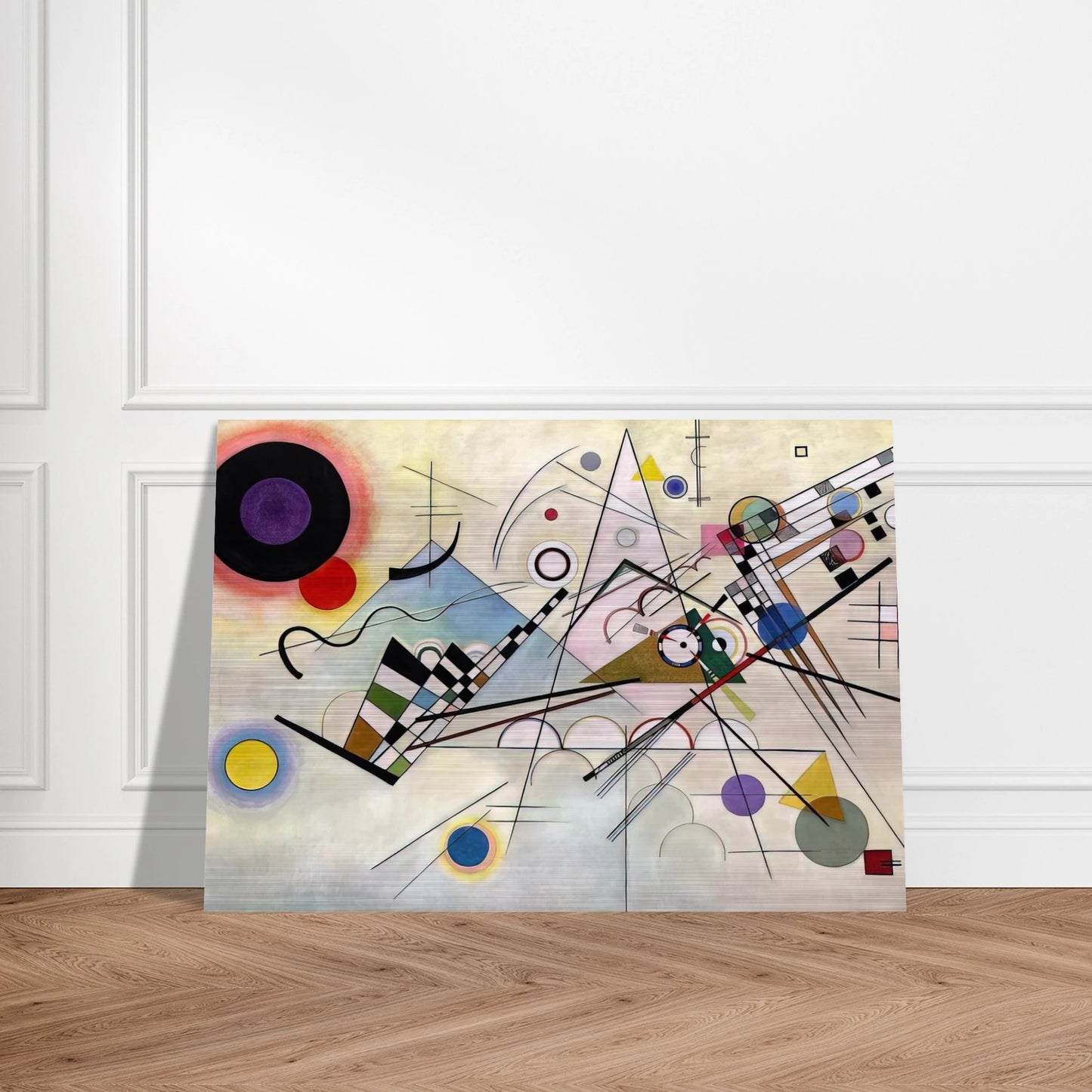 COMPOSITION 8 1923 - Wassily Kandinsky Brushed Aluminum Print - 70x100 cm / 28x40 inches | Wassily Kandinsky Aluminum Print | Wassily Kandinsky Prints