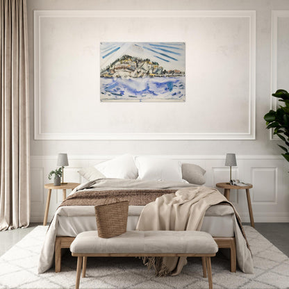 Island Ship’s Stern - 1934 - John Marin Acrylic Print - 70x100 cm / 28x40″ inches | John Marin Wall Art | John Marin Prints