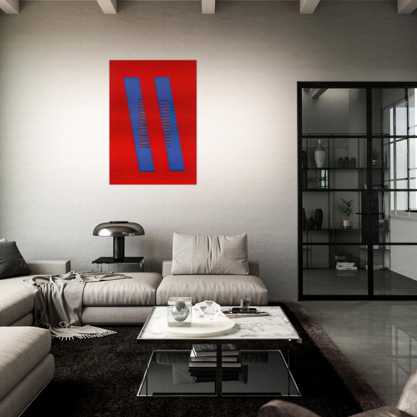 Book - 1958 - Dieter Roth Brushed Aluminum Print - 70x100 cm / 28x40 inches | Dieter Roth Aluminum Print | Dieter Roth Prints