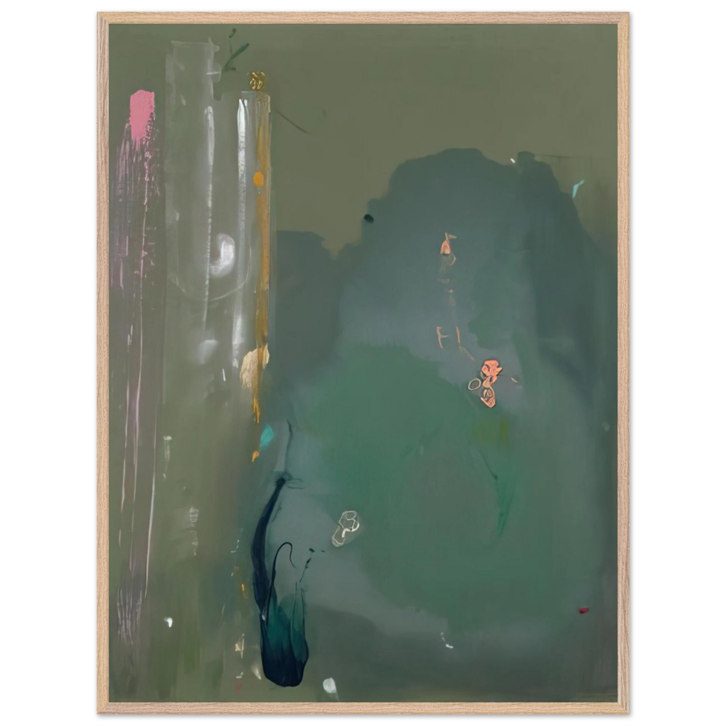 Helen Frankenthaler - CÃƒÆ’Ã‚Â´te d Argent - 1980 Wall art - 45x60 cm / 18x24 inches - Fine Art Poster-canvas - -