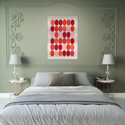 Red - 1966 - Thomas Downing Brushed Aluminum Print - 70x100 cm / 28x40 inches | Thomas Downing Aluminum Print | Thomas Downing Prints