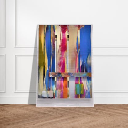 Wide - Sam Gilliam Brushed Aluminum Print - 70x100 cm / 28x40 inches | Sam Gilliam Aluminum Print | Sam Gilliam Prints