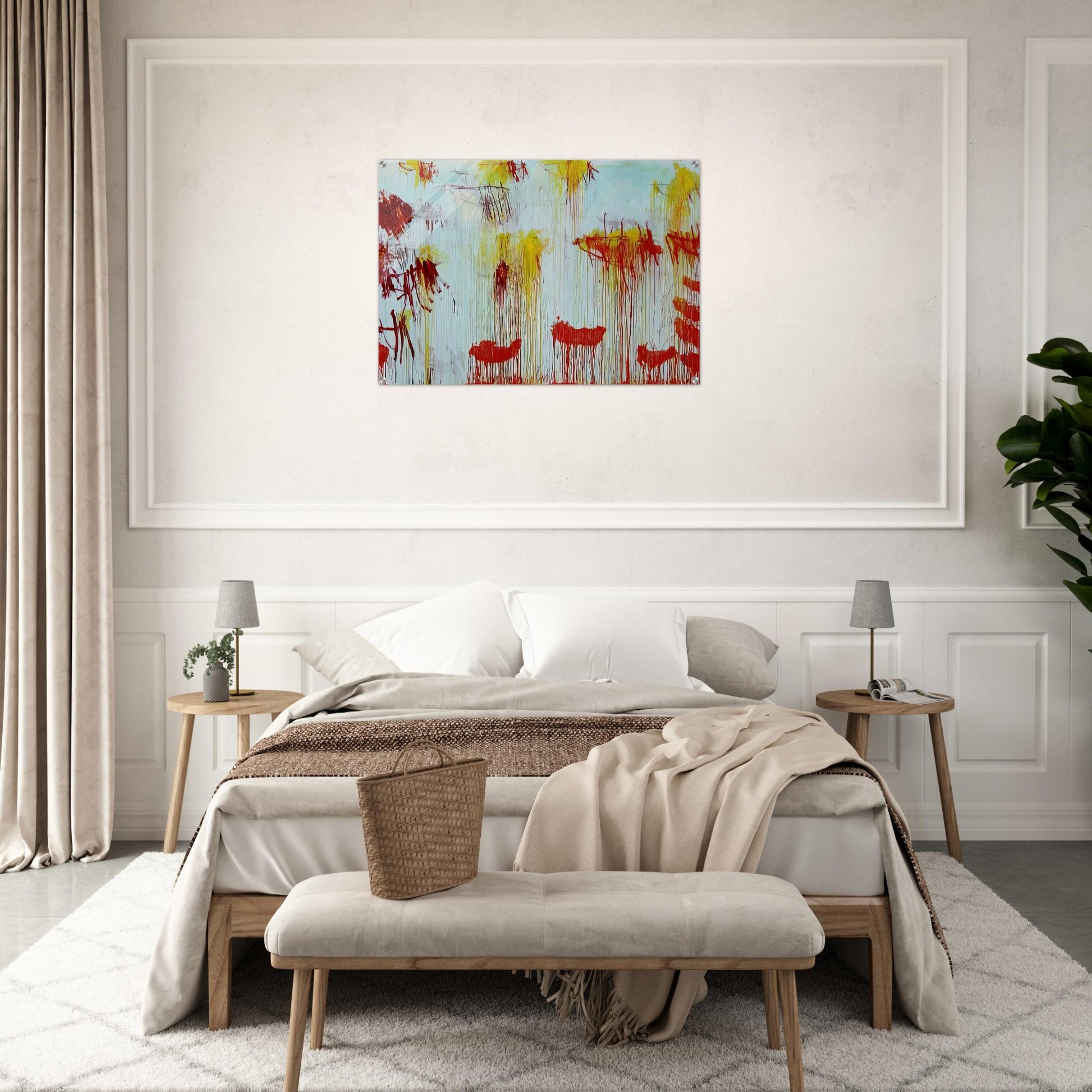 Lepanto, Part XI - Cy Twombly Acrylic Print - 70x100 cm / 28x40″ inches