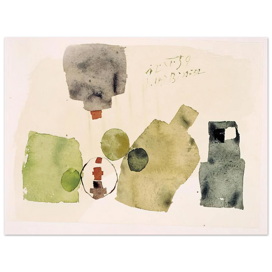 Julius Bissier - 12.XI.59 - 1959  75x100 cm / 30x40inches Fine Art Poster