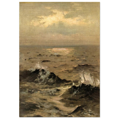 Seascape - John Singer Sargent Brushed Aluminum Print - 70x100 cm / 28x40 inches | John Singer Sargent Aluminum Print | John Singer Sargent Prints