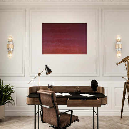 Venetian Red - Marcia Hafif Brushed Aluminum Print - 70x100 cm / 28x40 inches | Marcia Hafif Aluminum Print | Marcia Hafif Prints