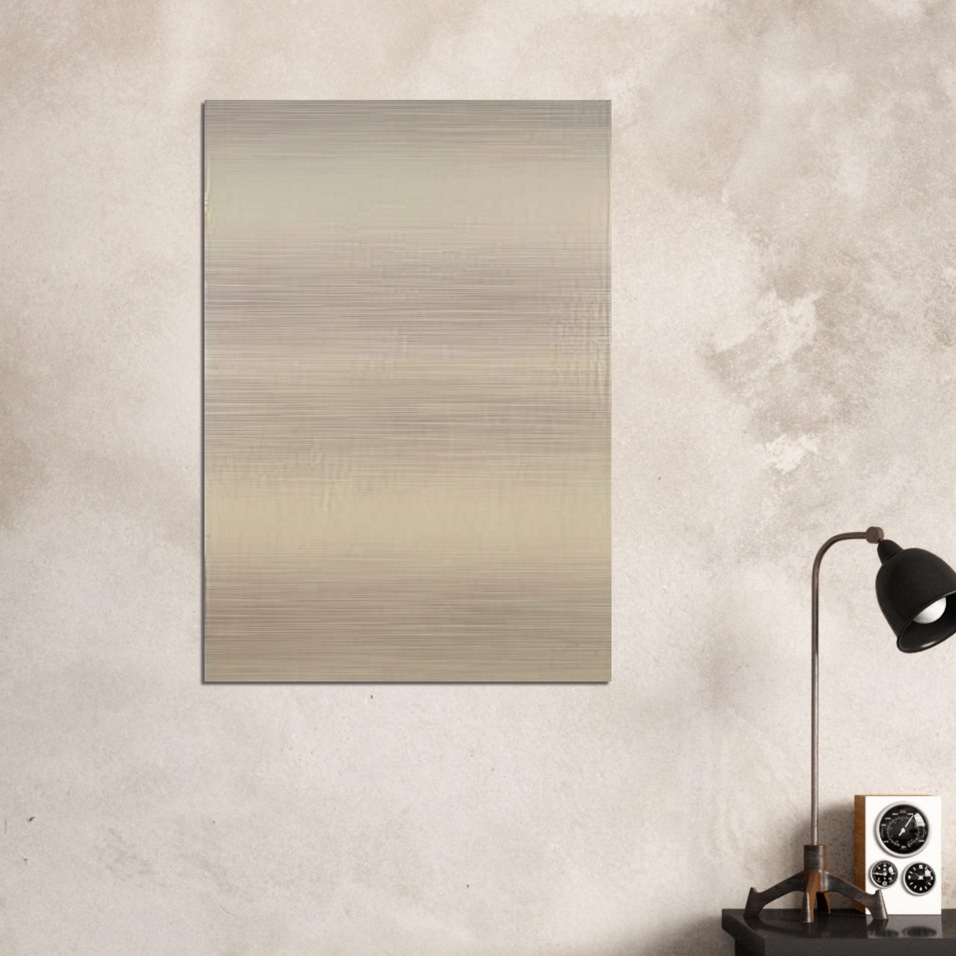 No Test - 1970 - Brice Marden Brushed Aluminum Print - 70x100 cm / 28x40 inches | Brice Marden Aluminum Print | Brice Marden Prints