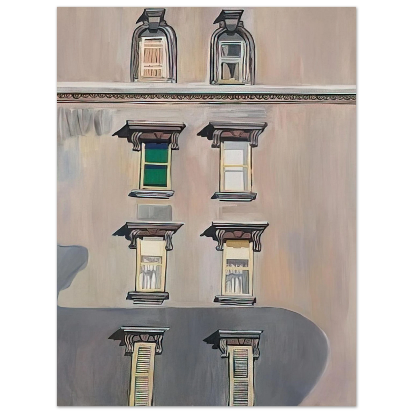 Alice Neel - Windows no. 2  75x100 cm / 30x40inches Fine Art Poster