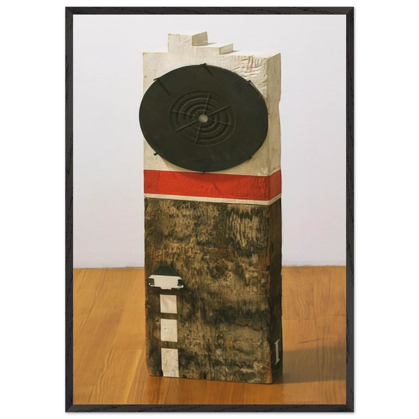 French Atomic Bomb - Robert Indiana 70x100 cm / 28x40 inches Framed Art Print – Black Wooden Frame