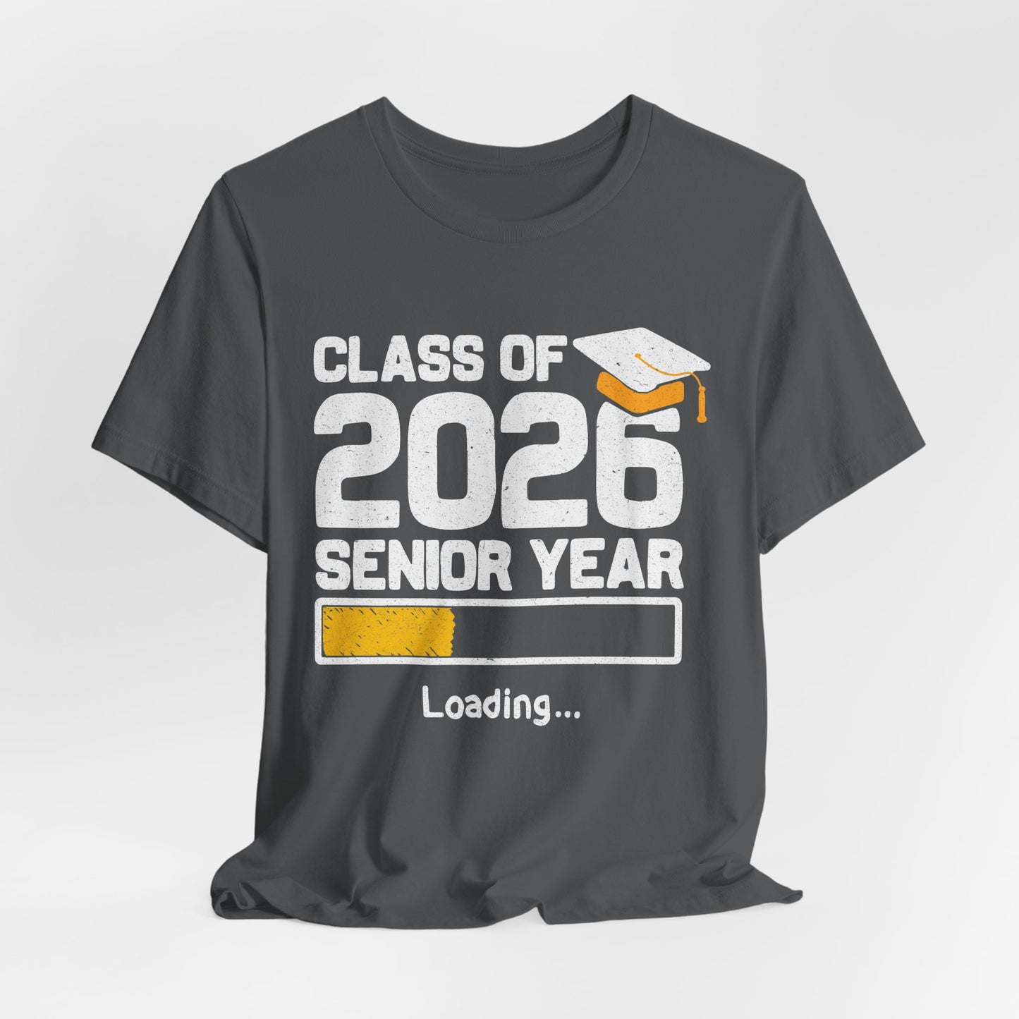 Klas van 2026 Laatstejaars T-shirt, Afstudeershirt, Unisex Afstudeergeschenk, Middelbare School Leerlingen Kleding, College Gebonden T-shirt