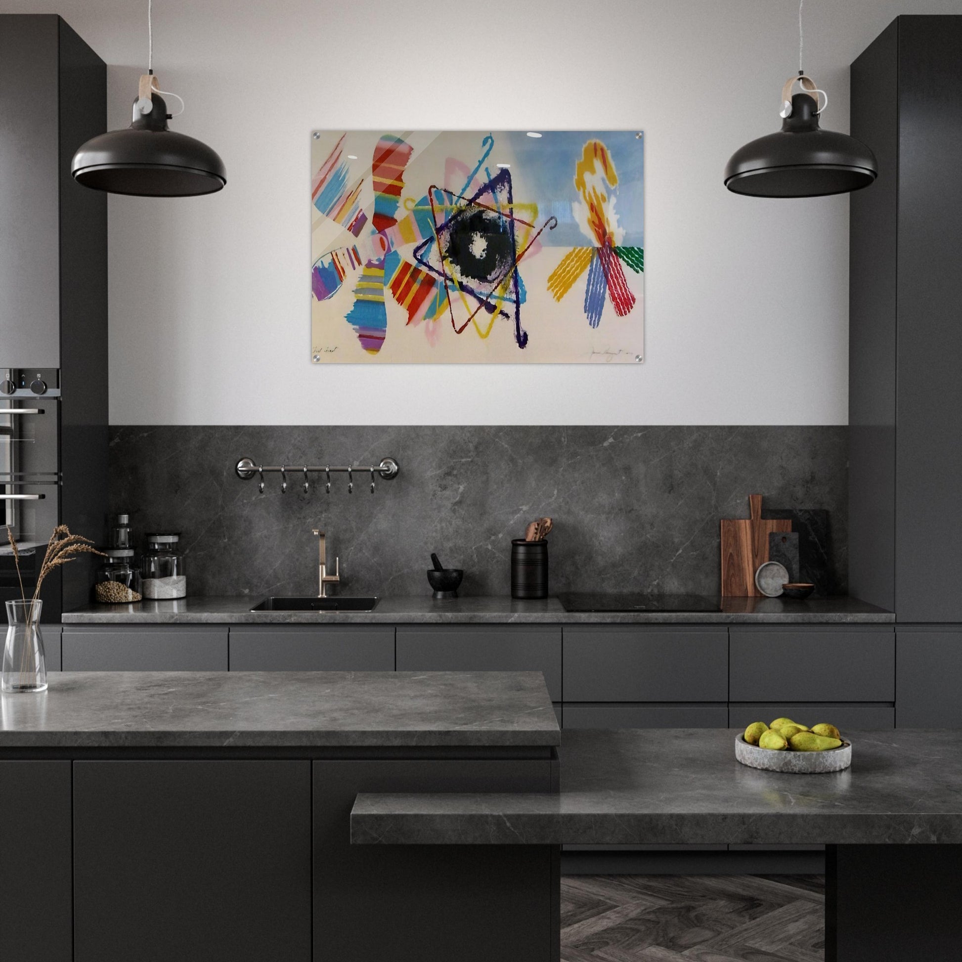 Fast Feast - James Rosenquist Acrylic Print - 70x100 cm / 28x40″ inches