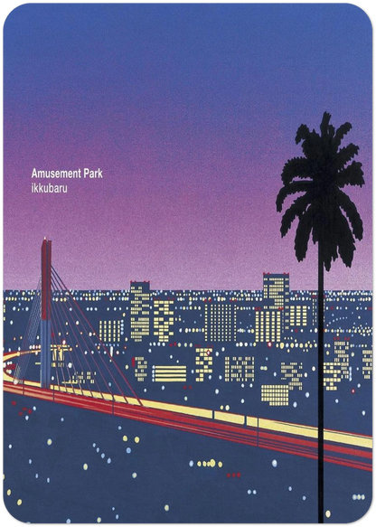 Ikkubaru Amusement City By Hiroshi Nagai Pack of 10 Post Cards | Hiroshi Nagai Post Cards | A6 (10.5 x 14.8 cm) - 4.1 x 5.8 inches