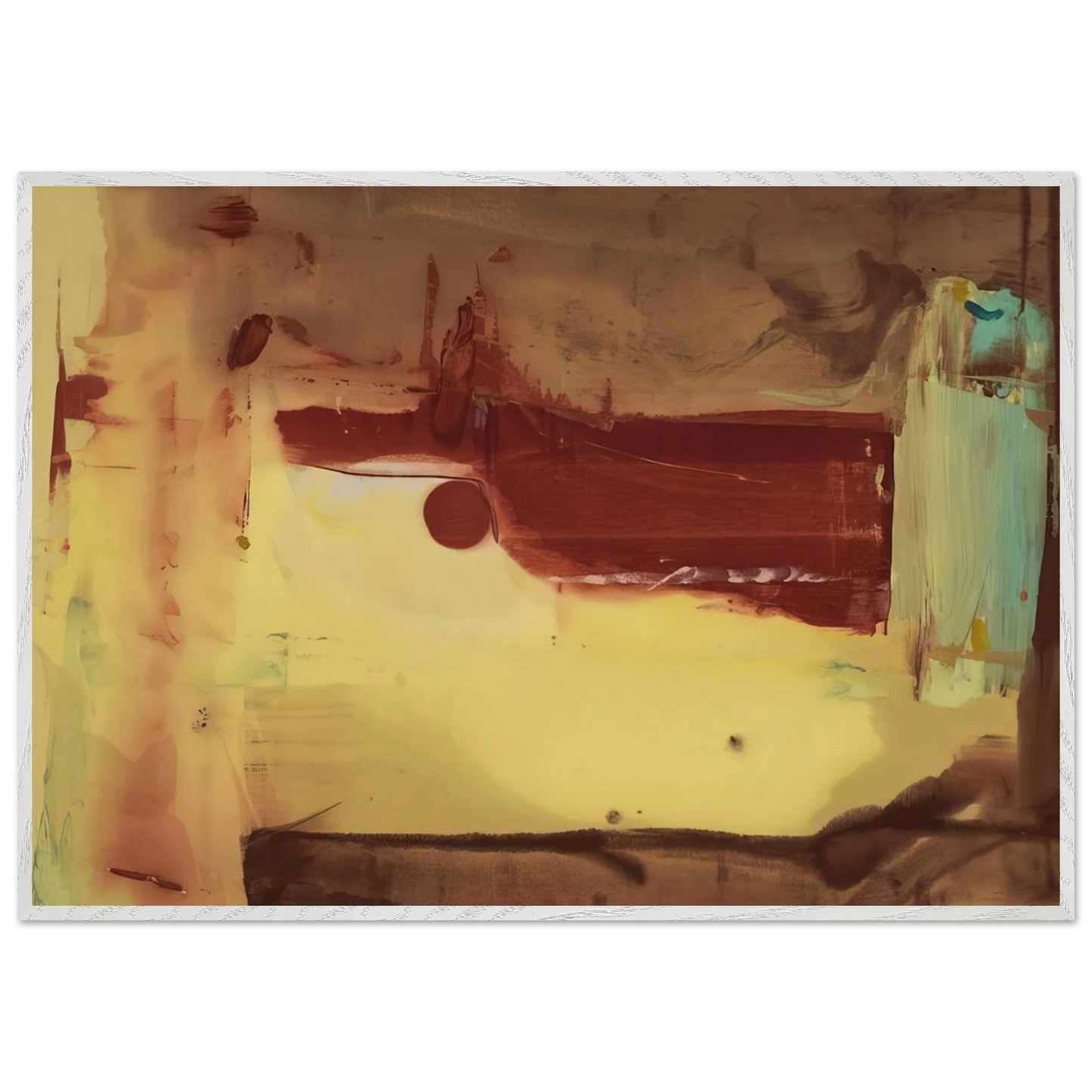 Helen Frankenthaler - Desert Pass - 1976 Wall art - 30x45 cm / 12x18 inches - Fine Art Poster-canvas - -