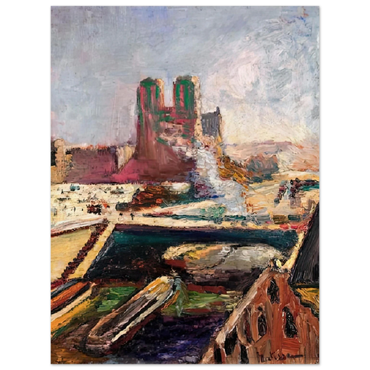 Henri Matisse - NOTRE DAME 1900  75x100 cm / 30x40inches Fine Art Poster