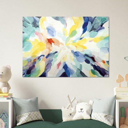 Wheel of Day - Alice Baber Acrylic Print - 70x100 cm / 28x40″ inches