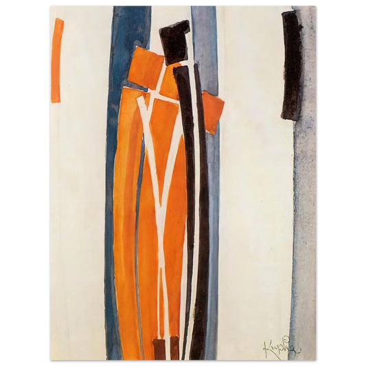 Frantisek Kupka - Drawings of curves  75x100 cm / 30x40inches Fine Art Poster