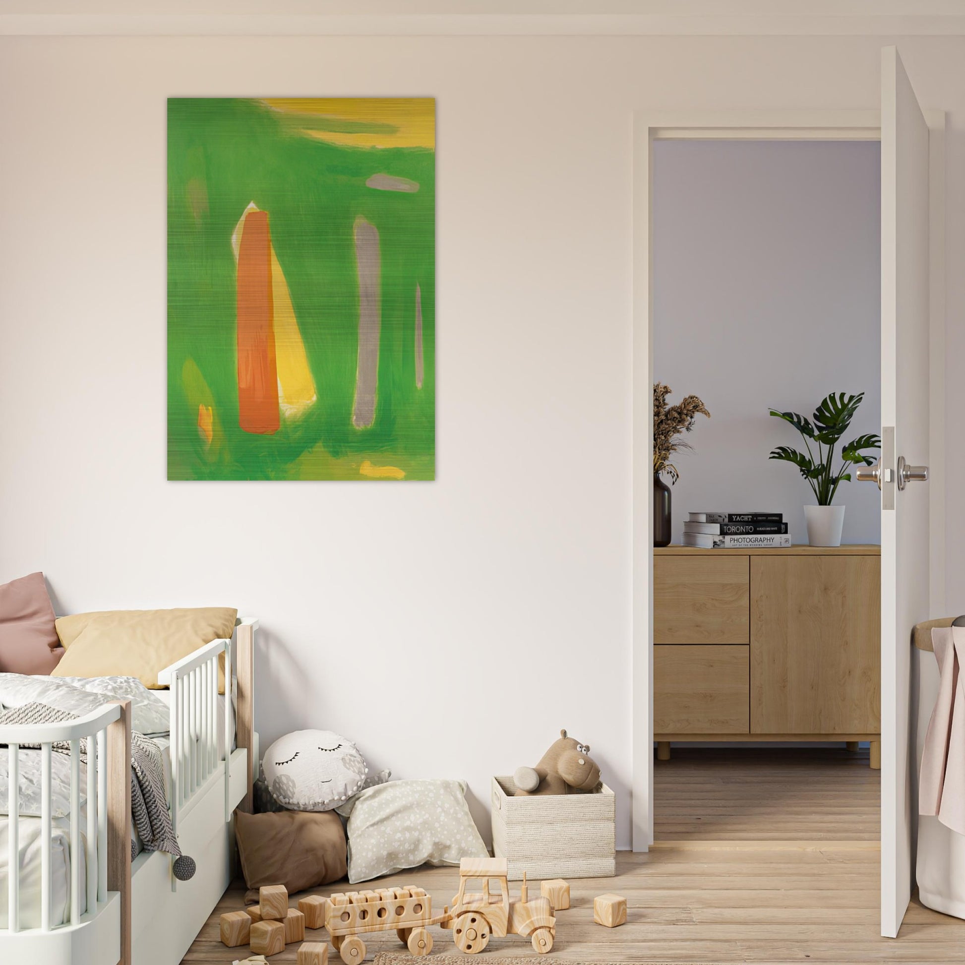 RITMICO 1995 - Esteban Vicente Brushed Aluminum Print - 70x100 cm / 28x40 inches | Esteban Vicente Aluminum Print | Esteban Vicente Prints