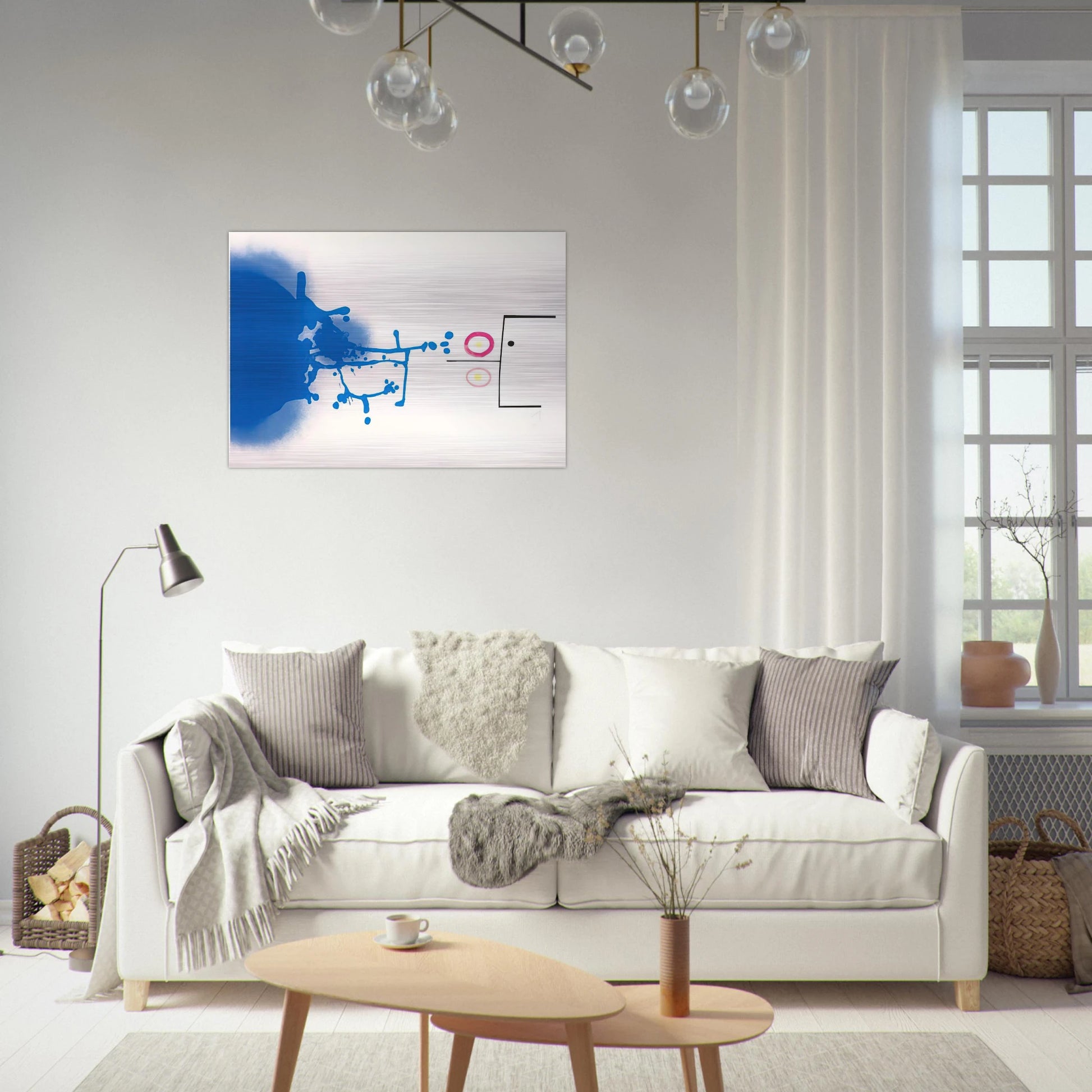 Sun and Sky - 1979 - Victor Pasmore Brushed Aluminum Print - 70x100 cm / 28x40 inches | Victor Pasmore Aluminum Print | Victor Pasmore Prints