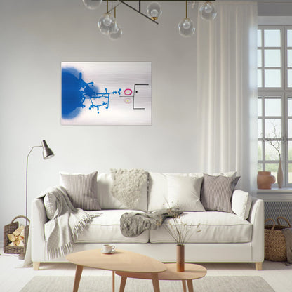 Sun and Sky - 1979 - Victor Pasmore Brushed Aluminum Print - 70x100 cm / 28x40 inches | Victor Pasmore Aluminum Print | Victor Pasmore Prints