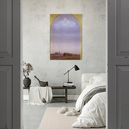 THE NIGHTINGALE 1962 - Rene Magritte Brushed Aluminum Print - 70x100 cm / 28x40 inches | Rene Magritte Aluminum Print | Rene Magritte Prints