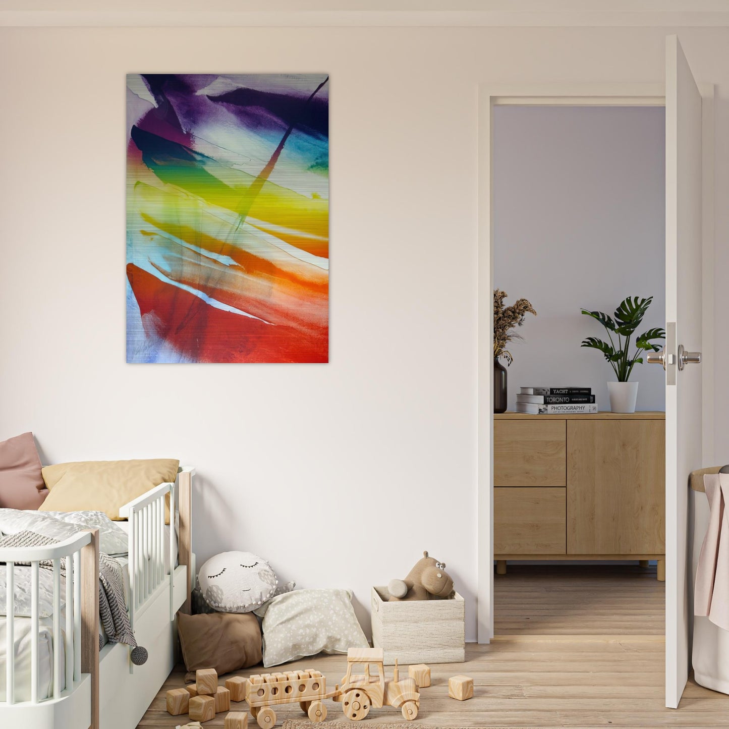 Phenomena Franklin s Kite - Paul Jenkins Brushed Aluminum Print - 70x100 cm / 28x40 inches | Paul Jenkins Aluminum Print | Paul Jenkins Prints