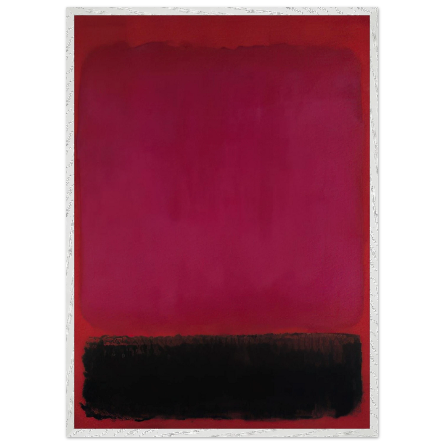 Helen Frankenthaler - Untitled - 1967 Wall art - 30x40 cm / 12x16 inches - Premium Wooden Framed Poster With Fine Art Paper-canvas - White frame