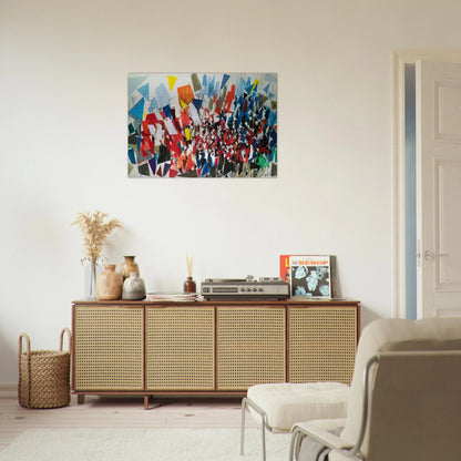 K-B-2 - 1992 - Robert Goodnough Brushed Aluminum Print - 70x100 cm / 28x40 inches | Robert Goodnough Aluminum Print | Robert Goodnough Prints