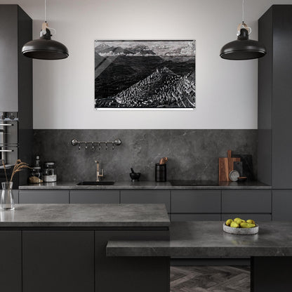 MORANO CALABRIA - MC Escher Acrylic Print - 70x100 cm / 28x40″ inches | Maurits Cornelis Escher Prints
