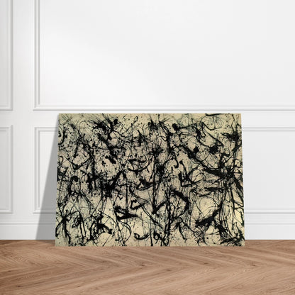 NUMBER 32 1950 - Jackson Pollock Brushed Aluminum Print - 70x100 cm / 28x40 inches | Jackson Pollock Aluminum Print | Jackson Pollock Prints