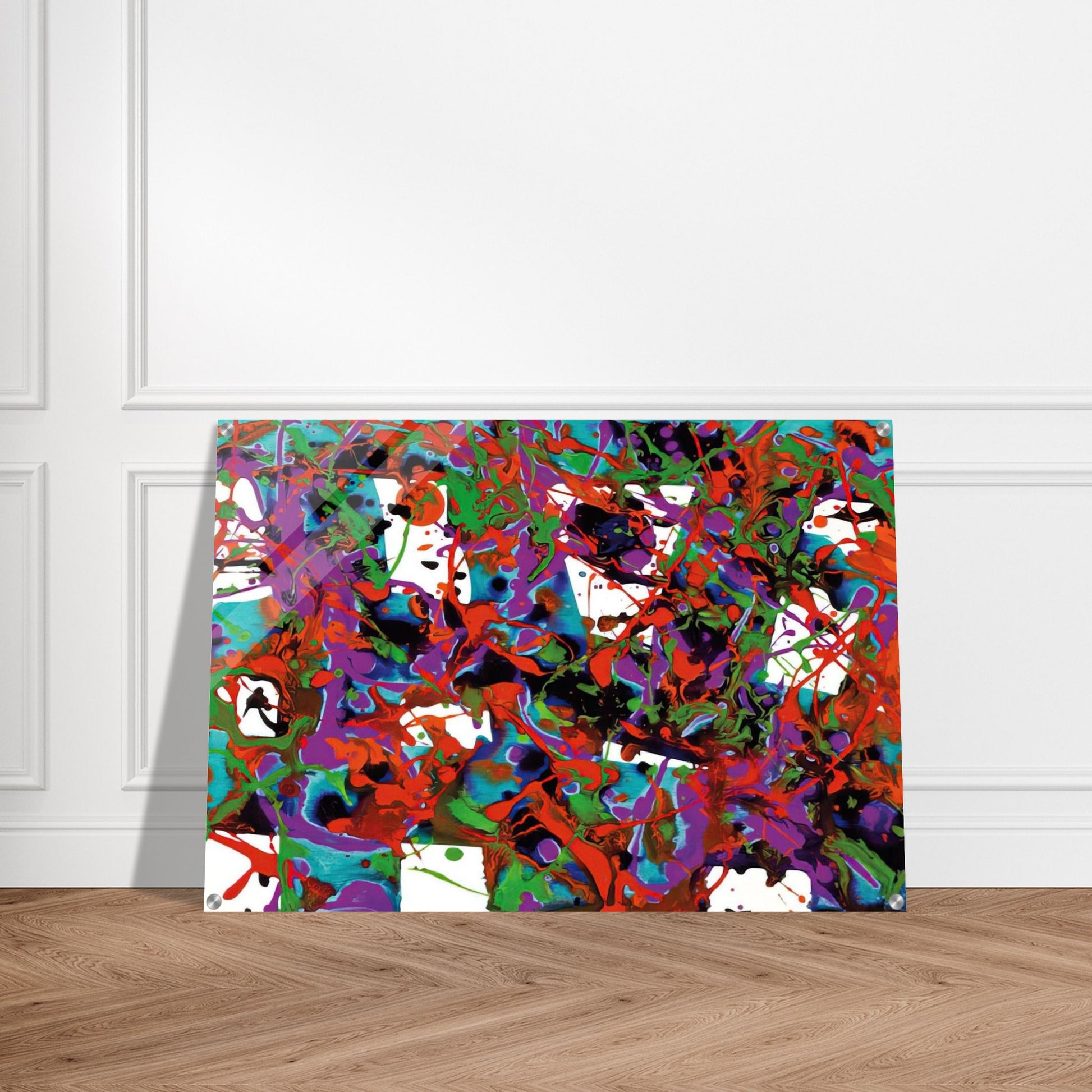 Untitled  SFP94-23  SF94-036  - Sam Francis Acrylic Print - 70x100 cm / 28x40″ inches