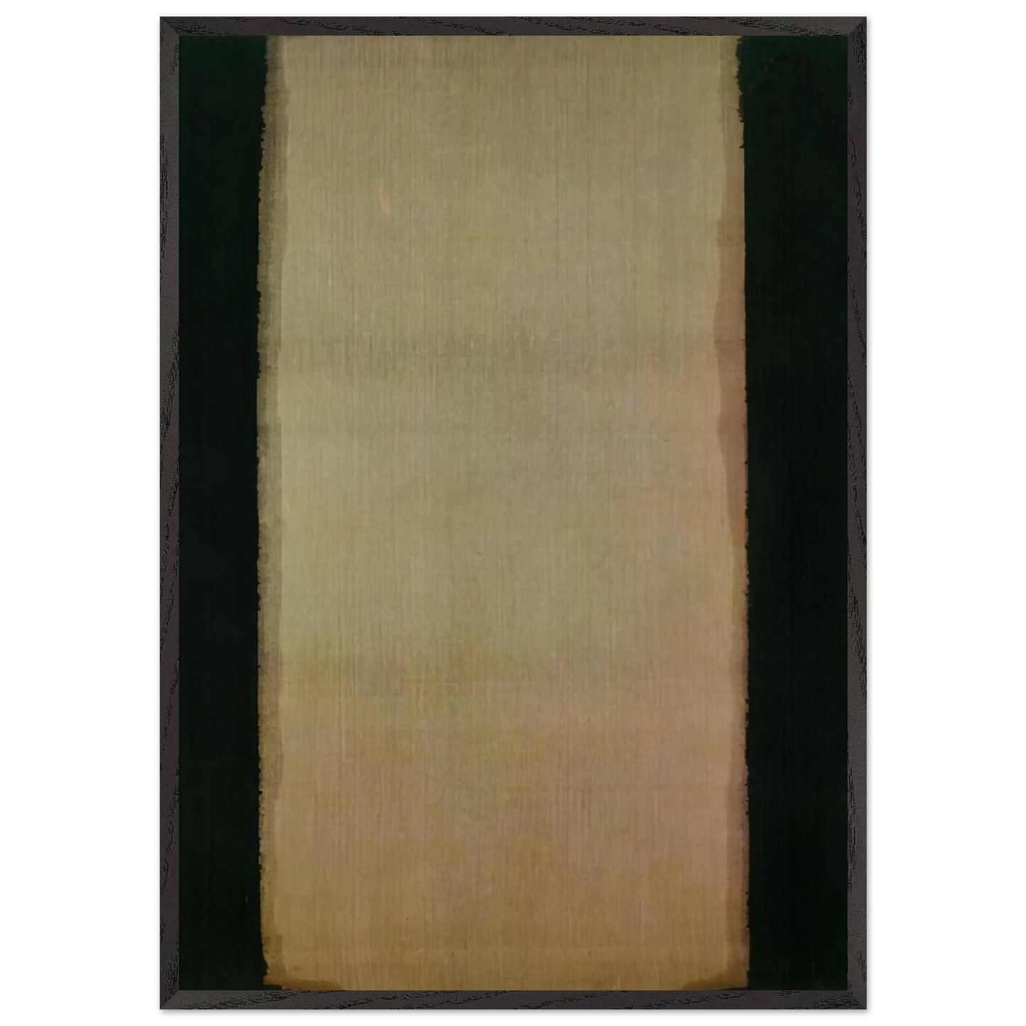 Blue Umber - 1979 - Yun Hyong-keun 70x100 cm / 28x40 inches Framed Art Print – Black Wooden Frame