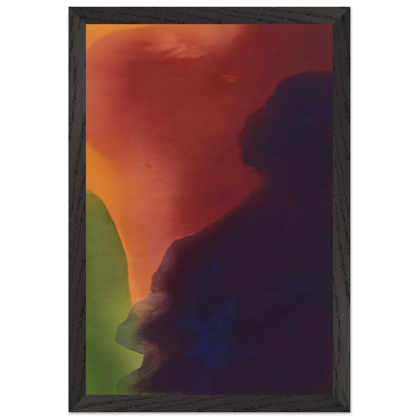 Helen Frankenthaler - Blue Atmosphere III - 1963 Wall art - 15x20 cm / 6x8 inches - Fine Art Poster-canvas - -