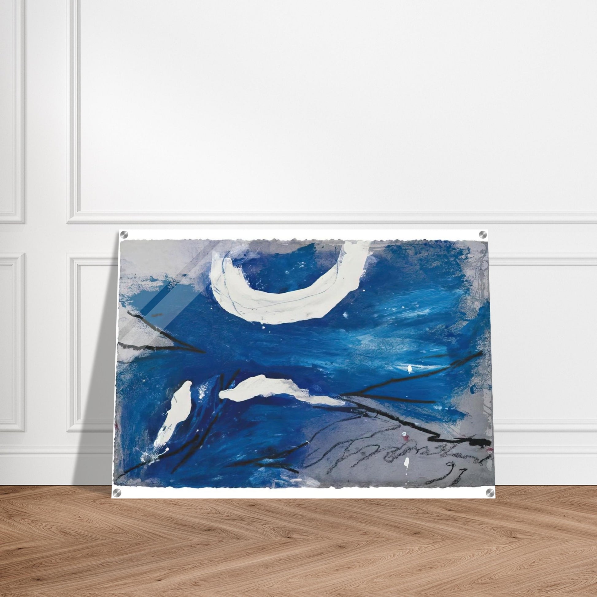 GG-10 - 1991 - Emil Schumacher Acrylic Print - 70x100 cm / 28x40″ inches