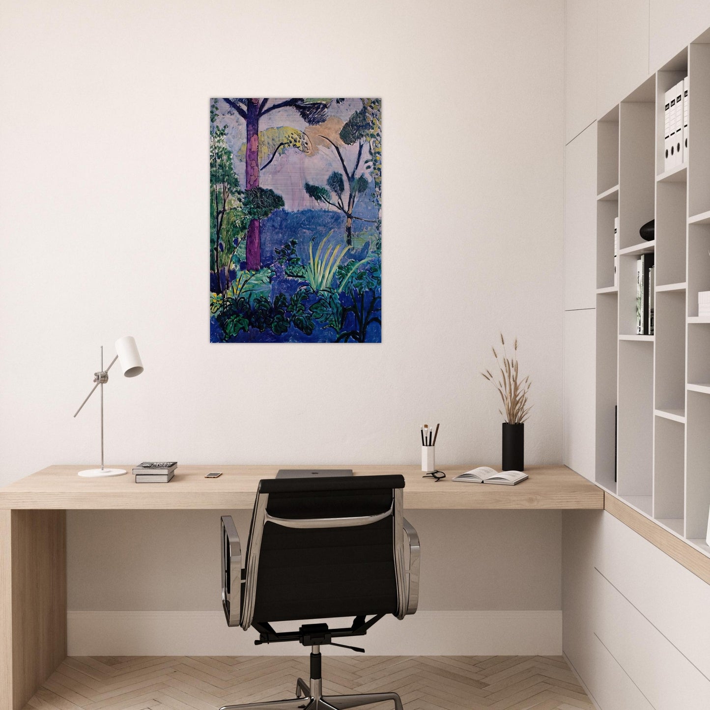 MOROCCAN LANDSCAPE - Henri Matisse Brushed Aluminum Print - 70x100 cm / 28x40 inches | Henri Matisse Aluminum Print | Henri Matisse Prints