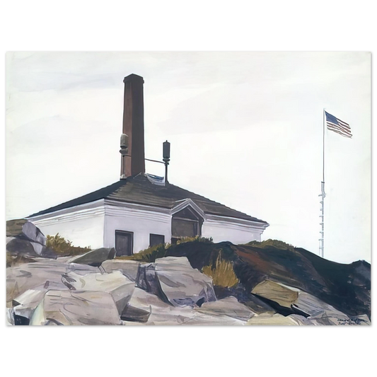 Edward Hopper - House of the Foghorn, I Fine Art Poster