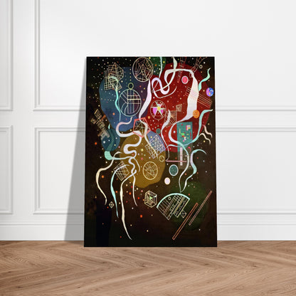 MOVEMENT I 1935 - Wassily Kandinsky Brushed Aluminum Print - 70x100 cm / 28x40 inches | Wassily Kandinsky Aluminum Print | Wassily Kandinsky Prints