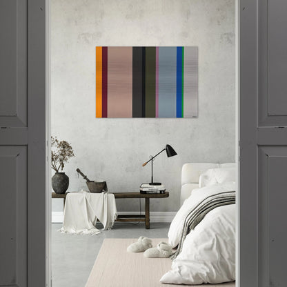 V.S. - 1960 - Karl Benjamin Brushed Aluminum Print - 70x100 cm / 28x40 inches | Karl Benjamin Aluminum Print | Karl Benjamin Prints