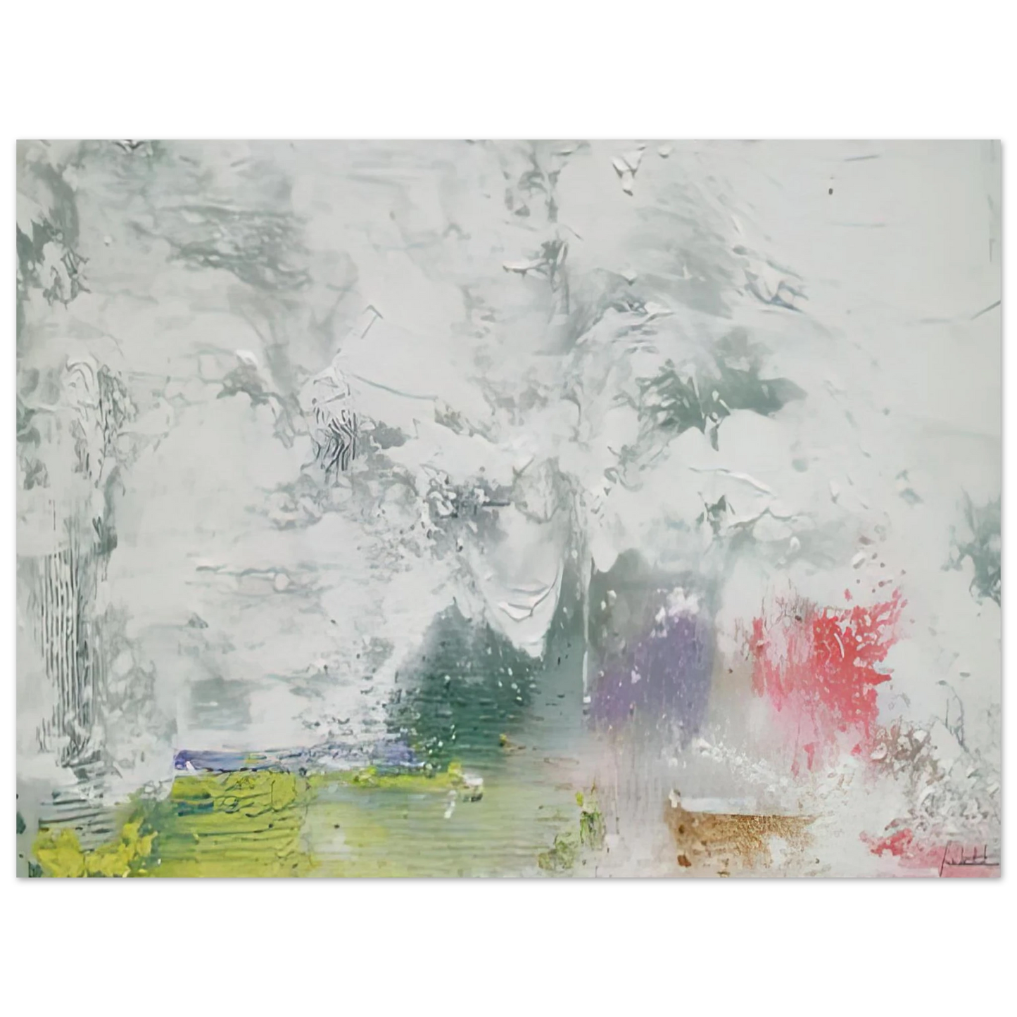 Helen Frankenthaler - Maelstrom, 1992- Wall Art - 28x40 inches / 70x70 cm - Canvas (Imperial)-canvas - -