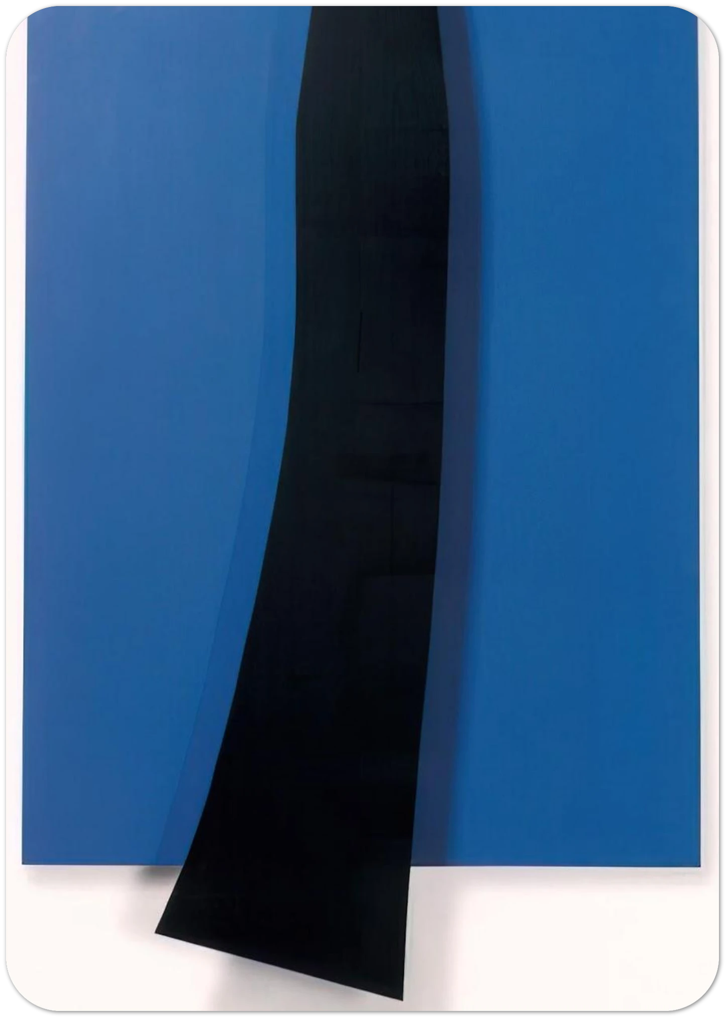 Black over Blue By Ellsworth Kelly Pack of 10 Post Cards | Ellsworth Kelly Post Cards | A6 (10.5 x 14.8 cm) - 4.1 x 5.8 inches