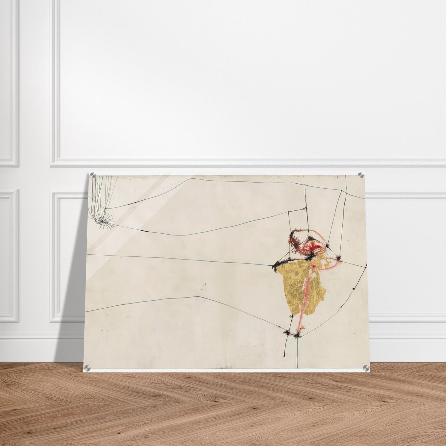 Cover for 17 variazioni su temi proposti per una pura ideologia fonetica - 1955 - Alberto Burri Acrylic Print - 70x100 cm / 28x40″ inches | Alberto Burri Wall Art | Alberto Burri Prints