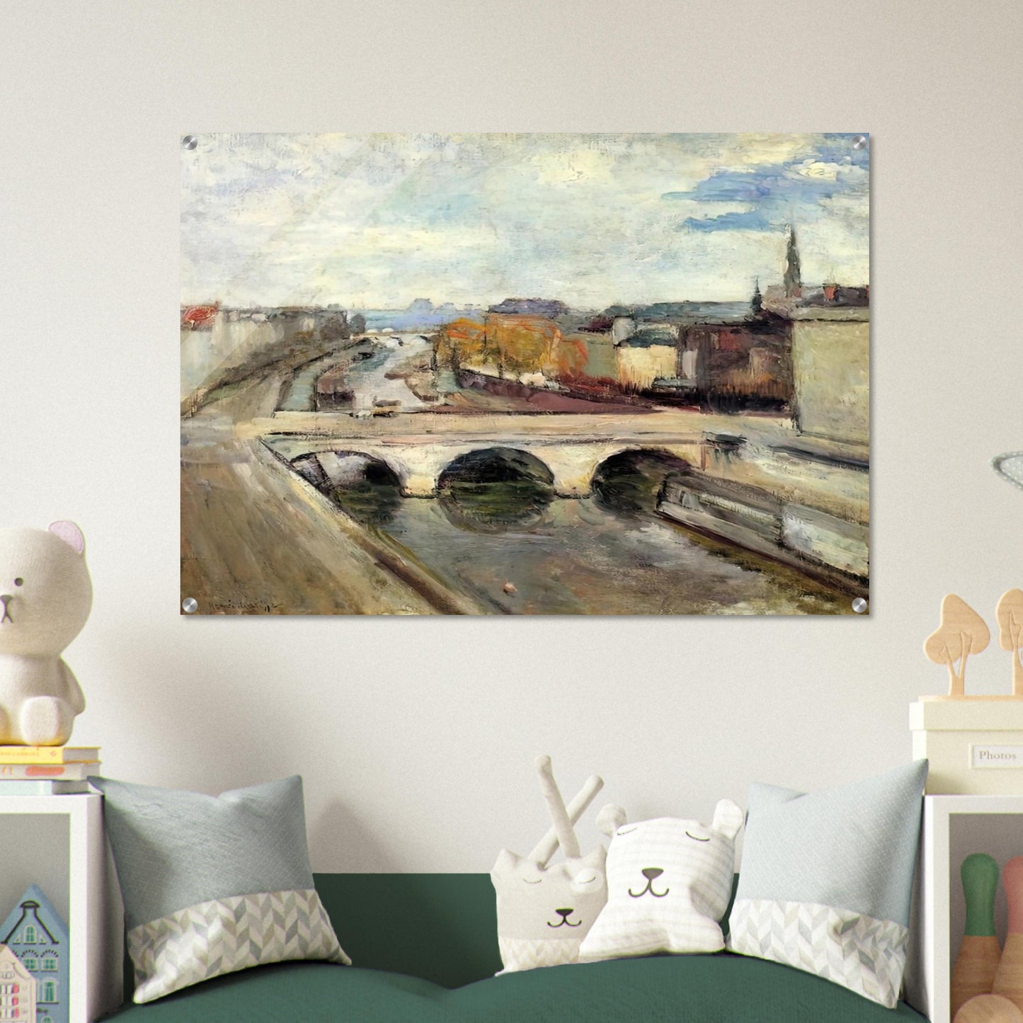 THE POT SAINT MICHEL IN PARIS 1900 - Henri Matisse Acrylic Print - 70x100 cm / 28x40″ inches | Henri Matisse Wall Art | Henri Matisse Prints