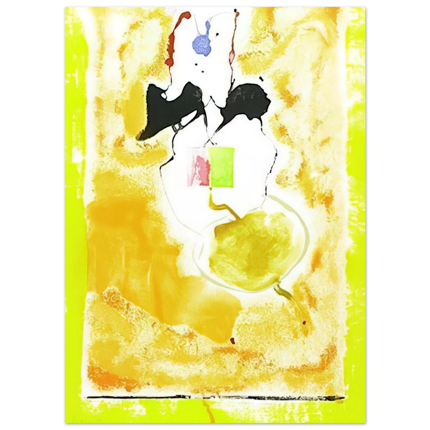 Helen Frankenthaler - Solar Imp - 2001 Wall art - 30x45 cm / 12x18 inches - Fine Art Poster-canvas - -
