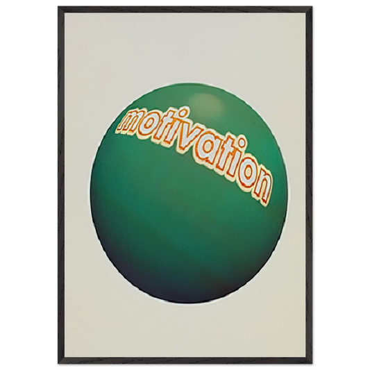 Untitled - 1998 N1 - Michel Majerus 70x100 cm / 28x40 inches Framed Art Print – Black Wooden Frame